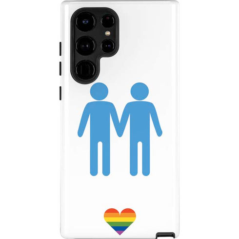 Blue Pride Galaxy Cases